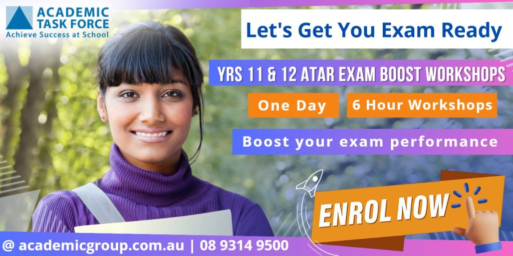 2025- Exam Boost Workshop Yr 11-12